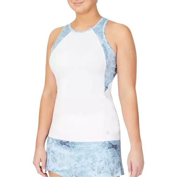 FILA Women’s Essential Full Coverage Fashion Tennis Tank Shirt Small NWT - Picture 1 of 12